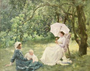 Letnie popołudnie; autorstwa William Mainwaring Palin