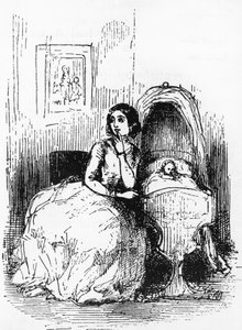 Ilustracja do Historii Pendennis, His Fortunes and Misfortunes, His Friends and His Greatest Enemy , powieść Williama Makepeace