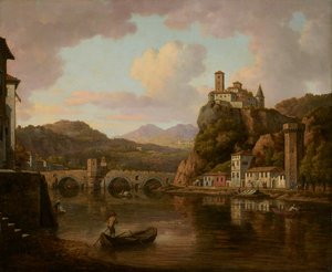 Zamek nad Rodanem, Francja autorstwa William Marlow