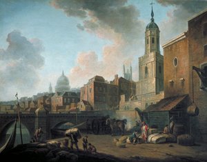 „Fresh Wharf, w pobliżu London Bridge”, c1762