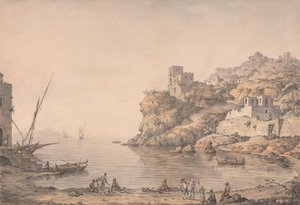 Wybrzeże W Pobliżu Neapolu autorstwa William Marlow