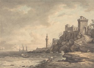 Widok na Leghorn autorstwa William Marlow