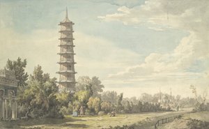 Widok na Wilderness w Kew, 1763.