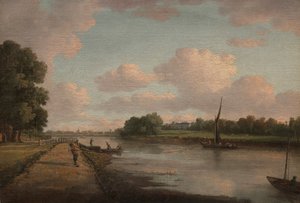 Widok na Tamizę w Richmond autorstwa William Marlow