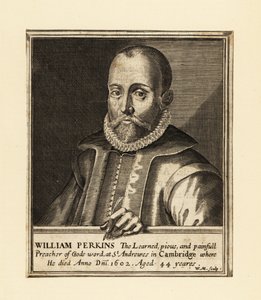 Portret Williama Perkinsa, angielskiego duchownego i teologa z Cambridge
