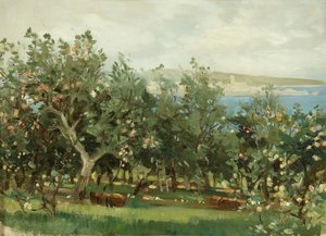 Sad jabłkowy (olej na płótnie) autorstwa William Matthew Hale