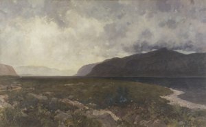 Loch Maree z mostu Grudie, ok. 1905 (olej na płótnie) autorstwa William Matthew Hale