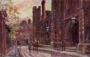 Brama wejściowa, Queens College autorstwa William Matthison