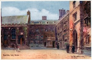 Exeter College, Quad autorstwa William Matthison