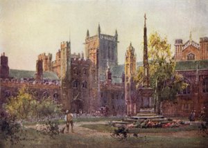 Brama i wieża St Johns College autorstwa William Matthison