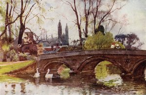 Trinity Bridge, kaplica Kings College w oddali