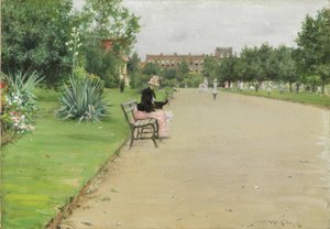 Park Miejski, ok.1887 autorstwa William Merritt Chase