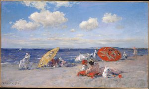 Nad morzem autorstwa William Merritt Chase