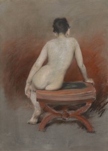 Plecy aktu autorstwa William Merritt Chase