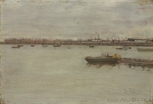Szary dzień w zatoce, ok. 1930 r. 1886. autorstwa William Merritt Chase