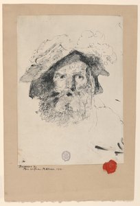 Głowa brodatego mężczyzny autorstwa William Merritt Chase