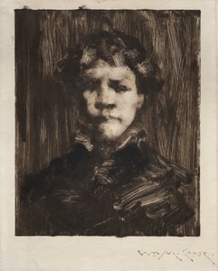Głowa chłopca. autorstwa William Merritt Chase