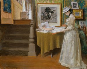 W Pracowni ok. godz. 1892-1893. autorstwa William Merritt Chase