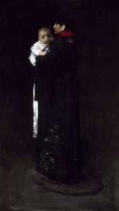 Matka i dziecko (Pierwszy portret) autorstwa William Merritt Chase