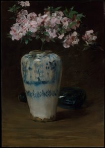 Różowa Azalia — chiński wazon autorstwa William Merritt Chase