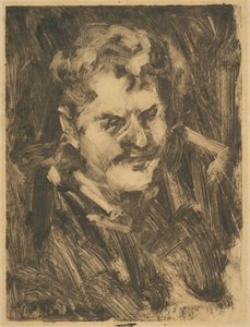 Portret mężczyzny (Frank Duveneck?) autorstwa William Merritt Chase