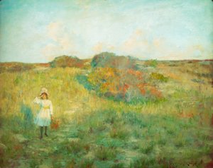 Zachód słońca w Shinnecock autorstwa William Merritt Chase
