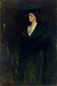 Szmaragdowa Pani autorstwa William Merritt Chase