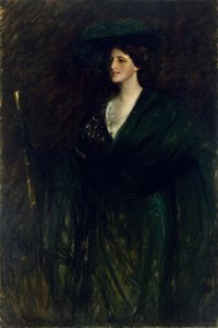 Szmaragdowa dama autorstwa William Merritt Chase
