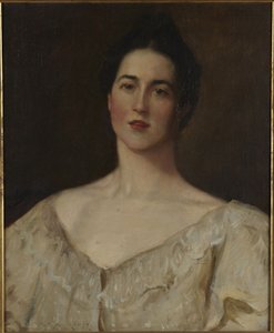 Dostojna modelka autorstwa William Merritt Chase