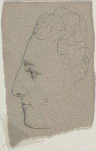 Szkic profilu autorstwa William Michael Harnett