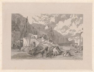 Combe-Martin, Devonshire autorstwa William Miller