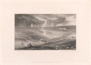 Campo de Waterloo com Lightningpolish autorstwa William Miller