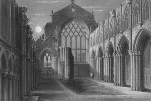 „Kaplica Holyrood, Edynburg”, 1859