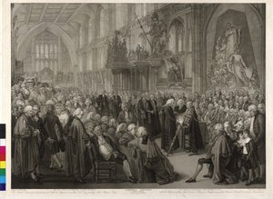 Lord burmistrz Londynu Nathaniel Newnham autorstwa William Miller