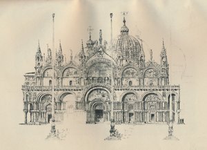 Fasada św. Marka, koniec XIX-początek XX w., 1925 r.
