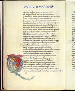 Dydona i Kupidyn, strona 26 z „Eneidy” Wergiliusza autorstwa William Morris