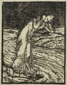 Psyche rzucająca się do rzeki autorstwa William Morris