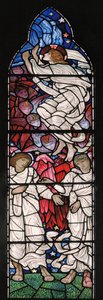 Wniebowstąpienie, 1881 (witraż) autorstwa William Morris
