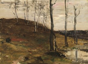 Wzgórze z drzewami autorstwa William Morris Hunt