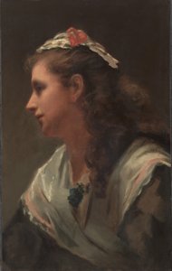 Jego pierwsza modelka – panna Russell, ok. 1930 r. 1873.