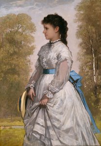 Portret Agnes Elizabeth Claflin, 1873. autorstwa William Morris Hunt