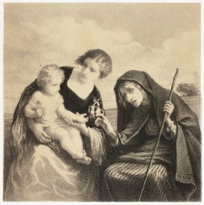 Wróżka autorstwa William Morris Hunt
