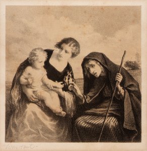 Wróżbita autorstwa William Morris Hunt