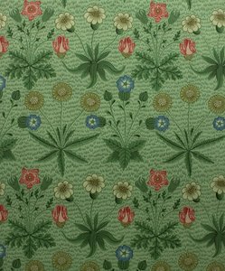 Daisy Marguerite, tapeta z nadrukiem blokowym, 1862.