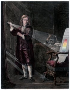 „Newton bada światło”, 1870 r.
