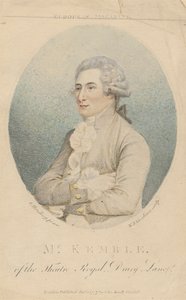 Pan Kemble z Theatre Royal, Drury Lane autorstwa William Nelson Gardiner
