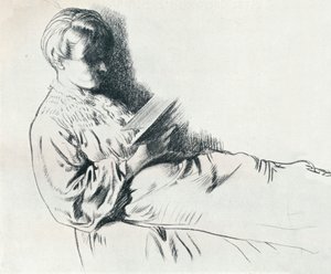 Rysunek w sangwinie, ok. XX w. 1932