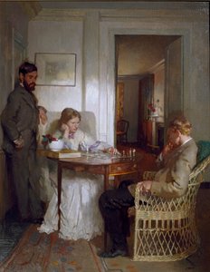 Szachiści, przed 1902 autorstwa William Newenham Montague Orpen