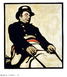 Kierowca autobusu na Knightsbridge Road autorstwa William Nicholson