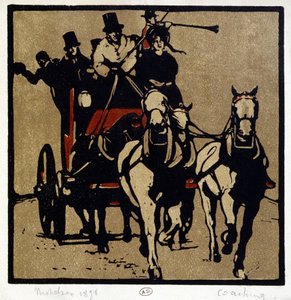 Powóz czy dyliżans: „Coaching”” – William Nicholson (1872-1949) autorstwa William Nicholson